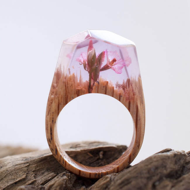 Miniature Wooden Rings 2