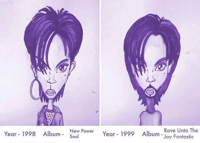 Prince’s Hair Styles 12