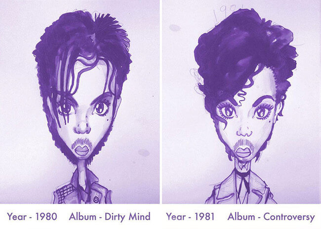 Prince’s Hair Styles 3