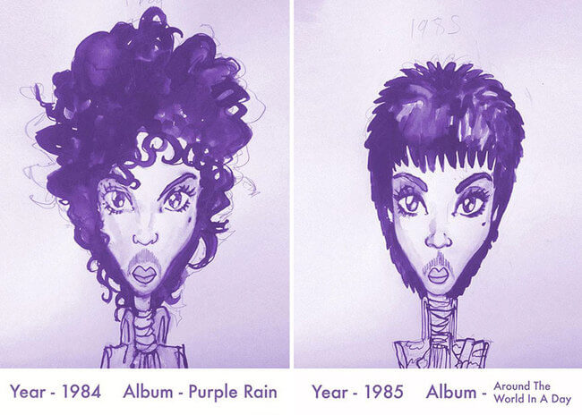 Prince’s Hair Styles 5