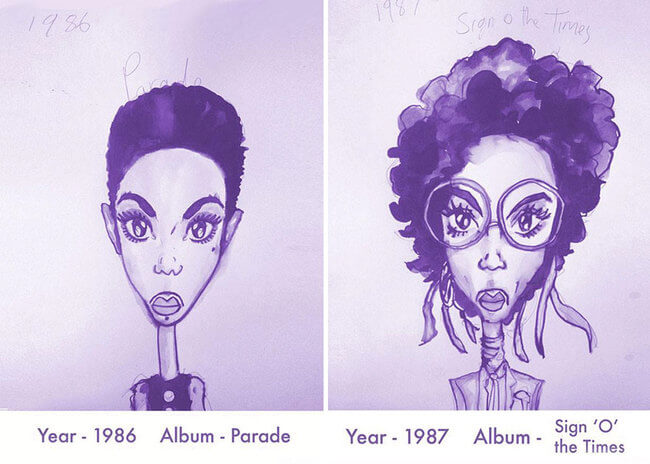 Prince’s Hair Styles 6