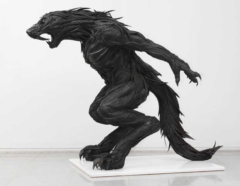 Yong Ho Ji Turns Discarded Tires Into Unbelievable Sculptures