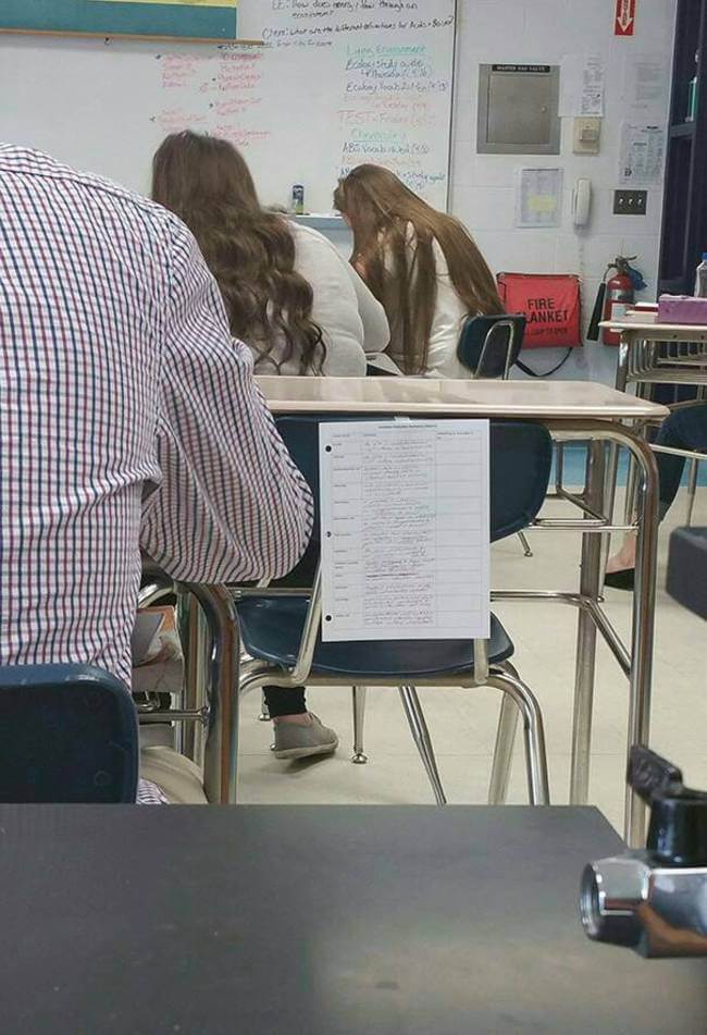 32 Images That Teach You How To Cheat On Tests Like A Pro 