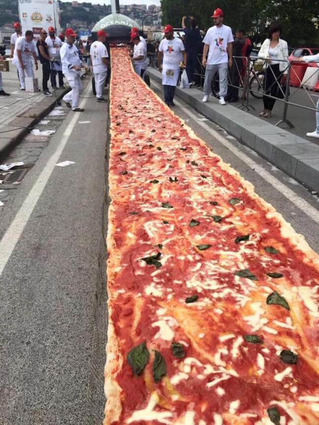 What Is The Longest Pizza In The World