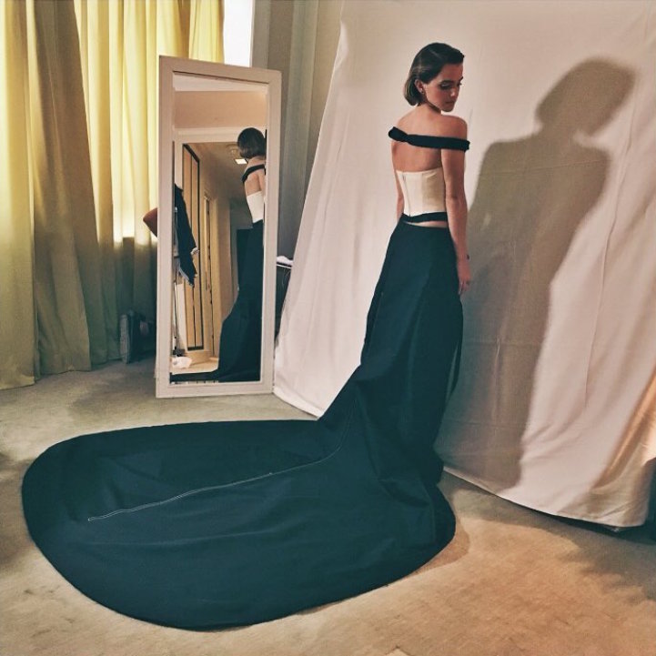 Emma Watson's Recycled Plastic Met Gala Gown 2