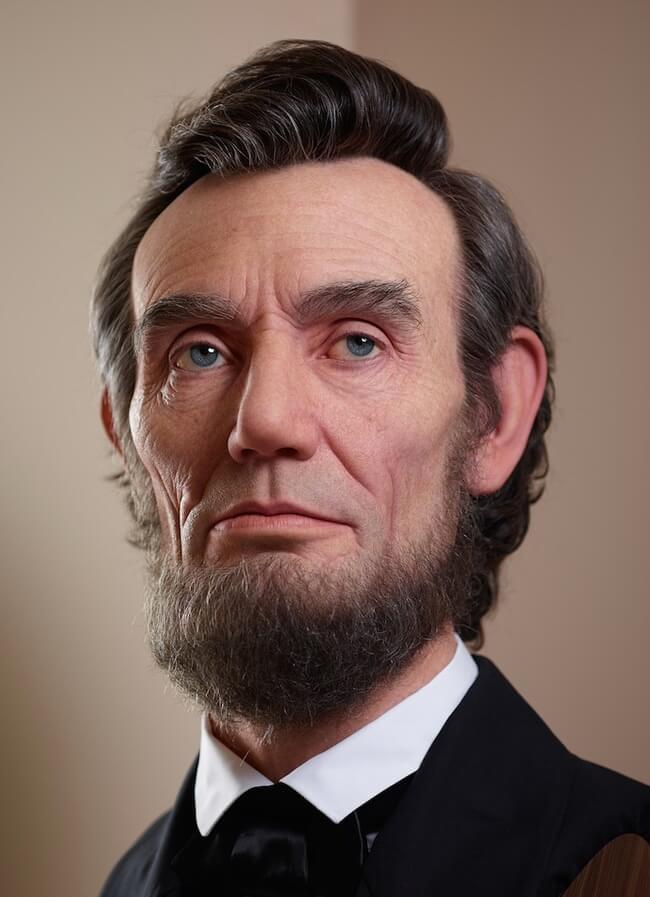 Stunning Realistic Sculpture Of Abraham Lincoln By Kazuhiro Tsuji Looks