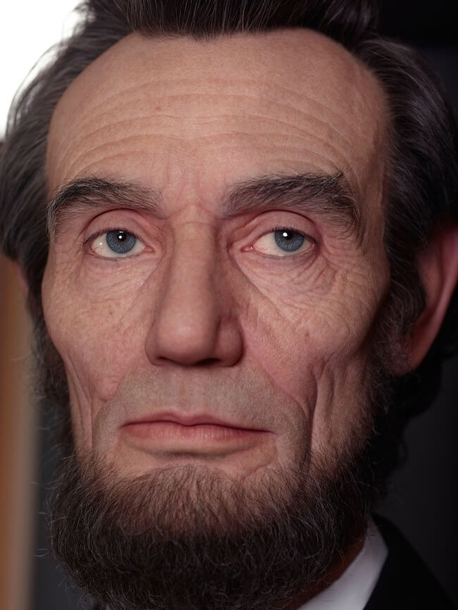 Stunning Realistic Sculpture Of Abraham Lincoln By Kazuhiro Tsuji Looks