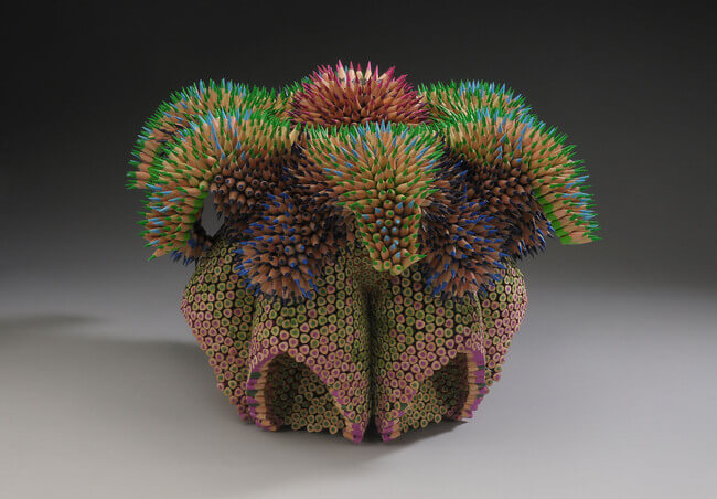 Jennifer Maestre pencil sculptures 2