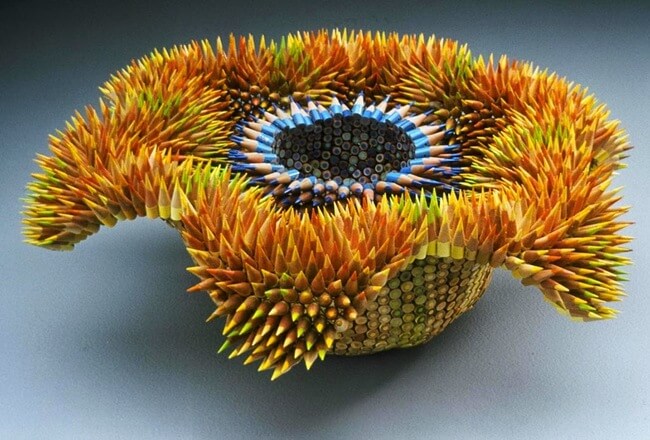 Amazing Sculptures Made From Pencils 7