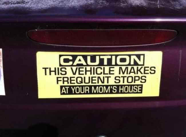 funny bumper stickers 26