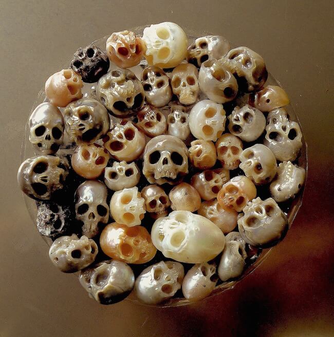 pearl skulls jewelry 6