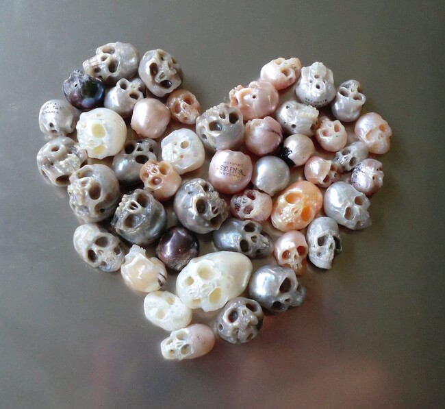 pearl skulls jewelry 4