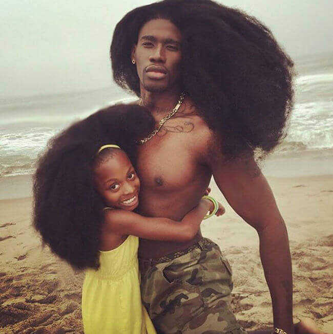 Father Daughter awesome hair 5