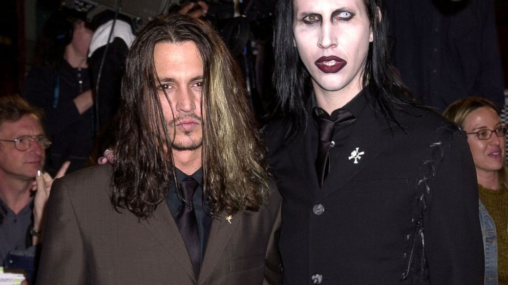 marilyn manson and johhny depp