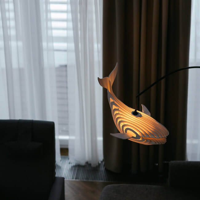 Wooden Whale Lamps 3