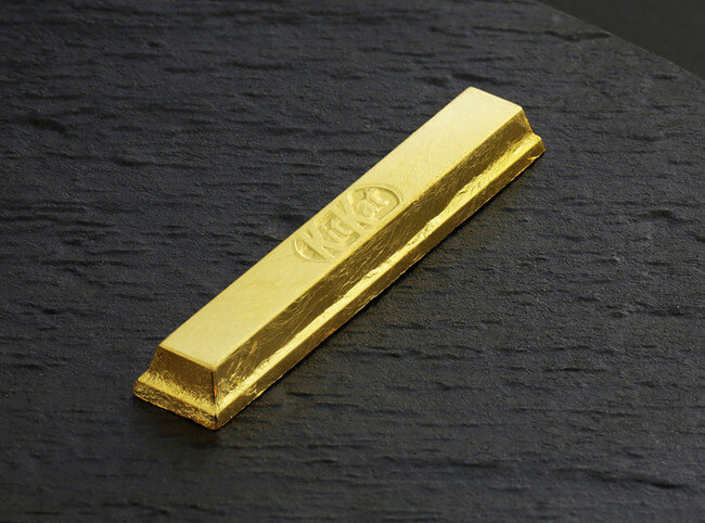 24 Karat Gold Kit-Kat Bar 3