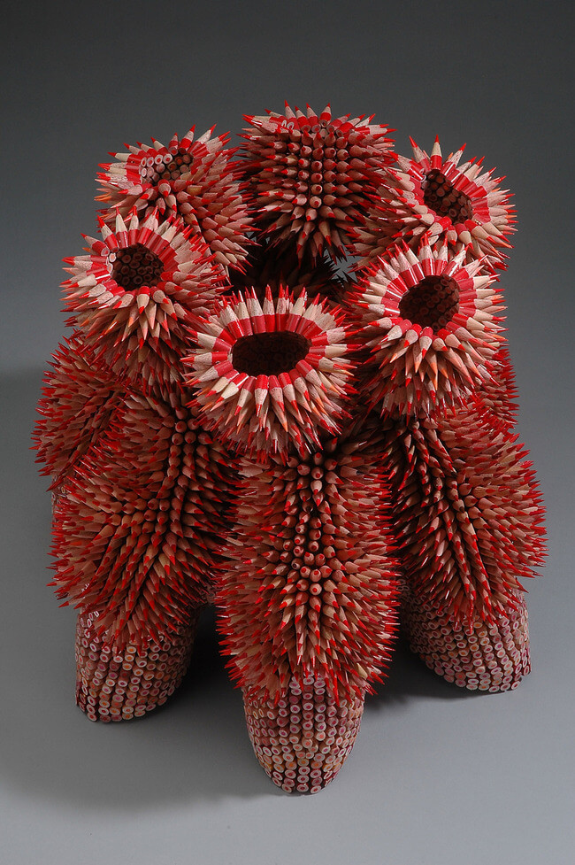 Jennifer Maestre pencil sculptures 5