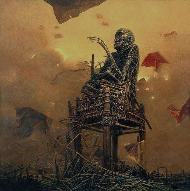 Zdzislaw Beksinski terrifying art 19