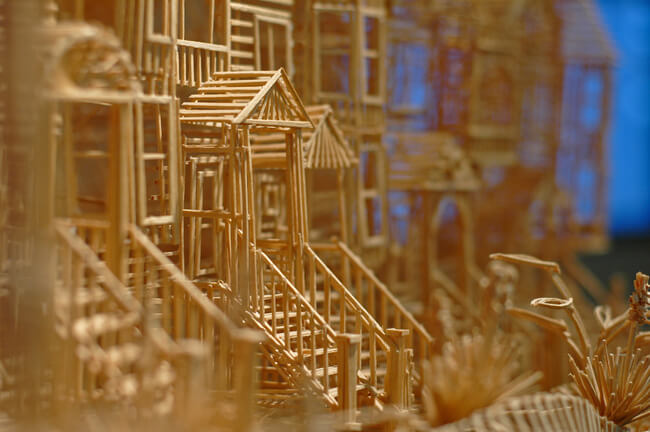 toothpick sculpture of san francisco 5