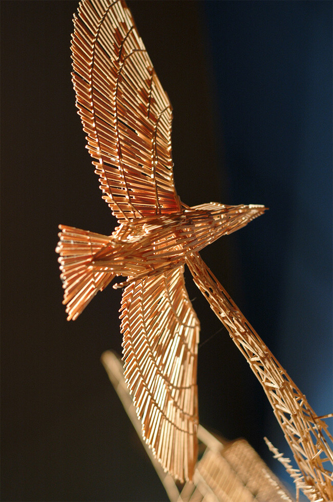 Insanely Cool Abstract Toothpick Sculptures By Scott Weaver