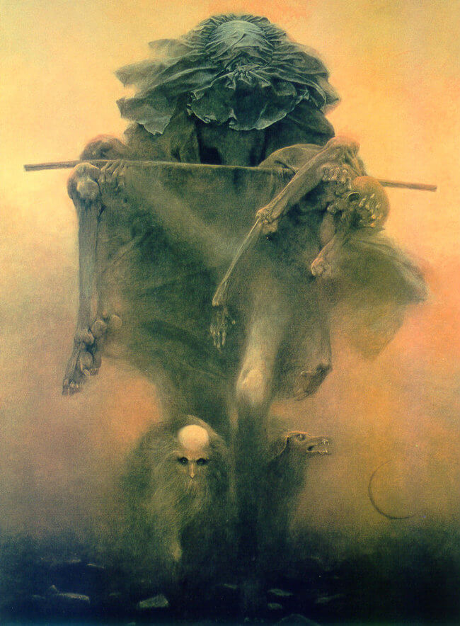 Zdzislaw Beksinski terrifying art 10