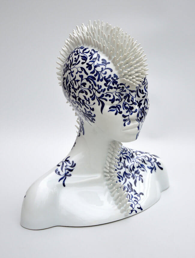 Porcelain Female sculpture 3