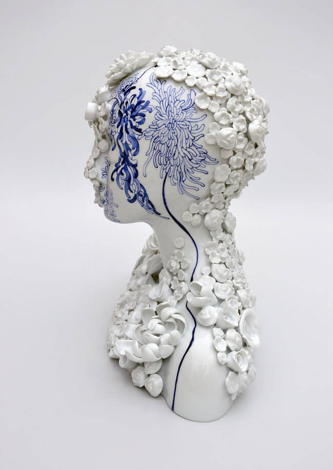 Porcelain Female sculpture 6