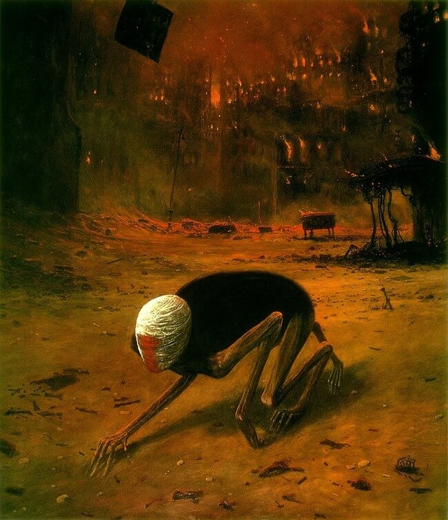 Zdzislaw Beksinski terrifying art 3