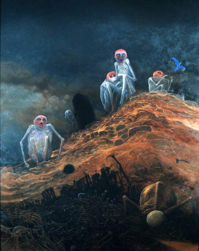 Zdzislaw Beksinski terrifying art 12