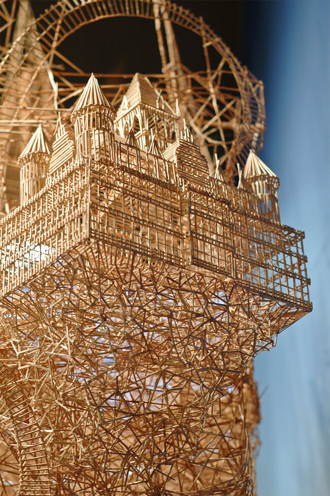 toothpick sculptures of san francisco 1