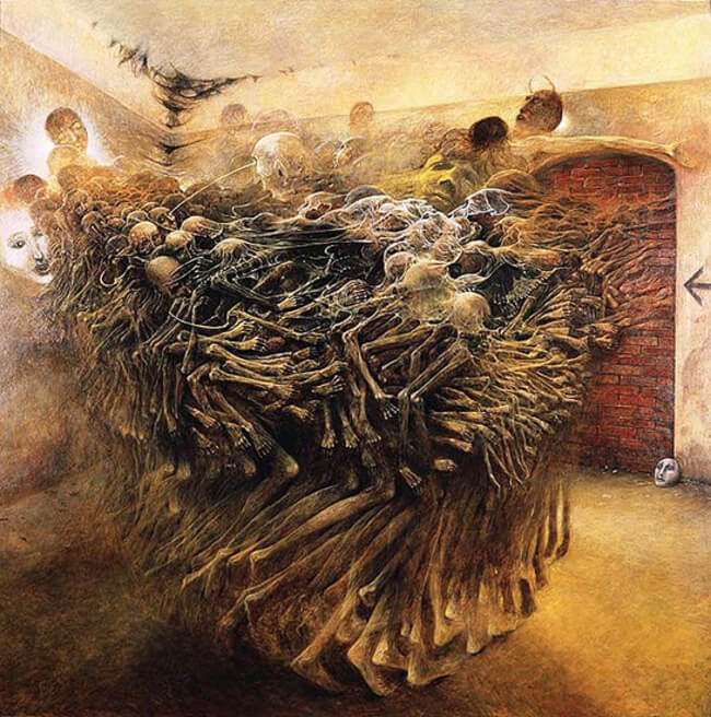 Zdzislaw Beksinski terrifying art 6