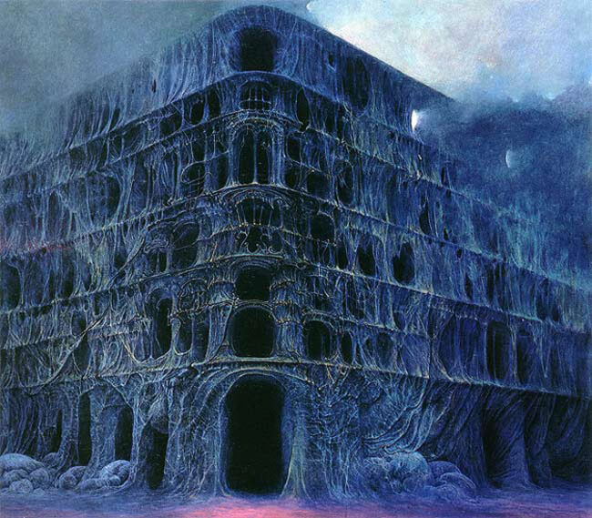 Zdzislaw Beksinski terrifying art 20