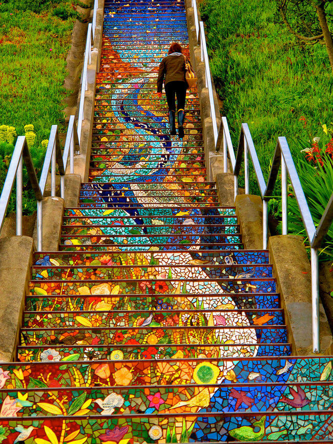 World's Most Beautifully Artsy Steps 1