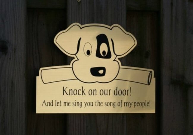 dog signs - dog song