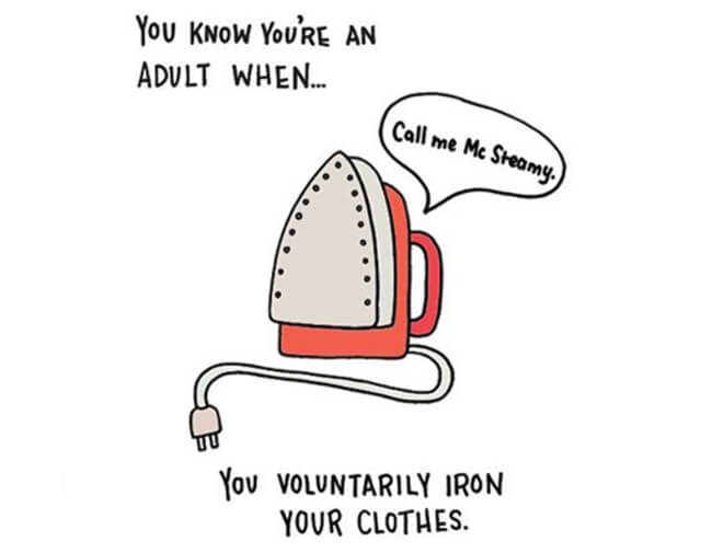 Funny Illustrations show you're An Adult 16