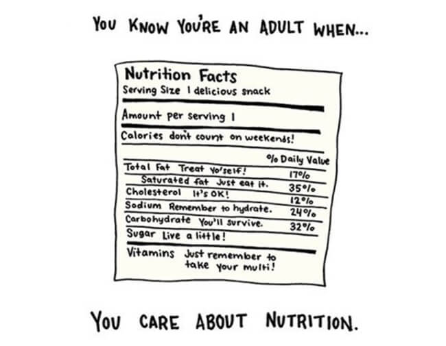 Funny Illustrations show you're An Adult 26