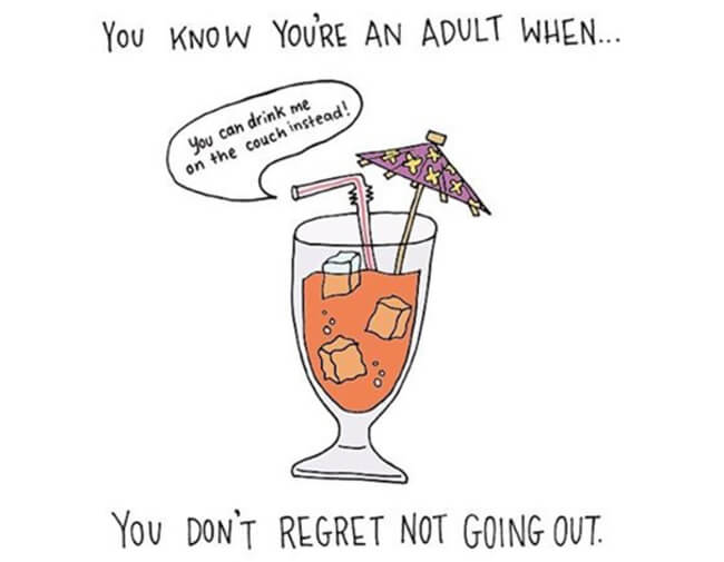Funny Illustrations show you're An Adult 12