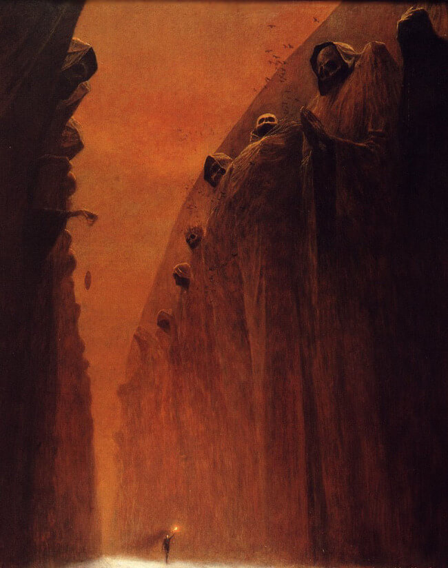 Zdzislaw Beksinski terrifying art 4