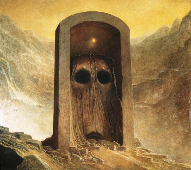 Zdzislaw Beksinski terrifying art 8