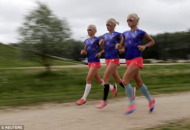 identical triplets in the Olympic marathon 11