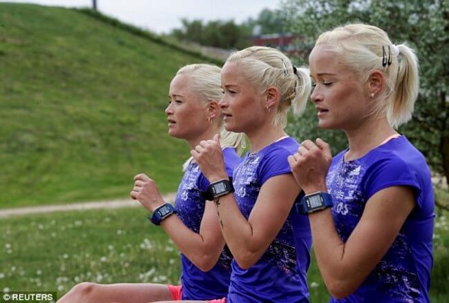 identical triplets in the Olympic marathon 8