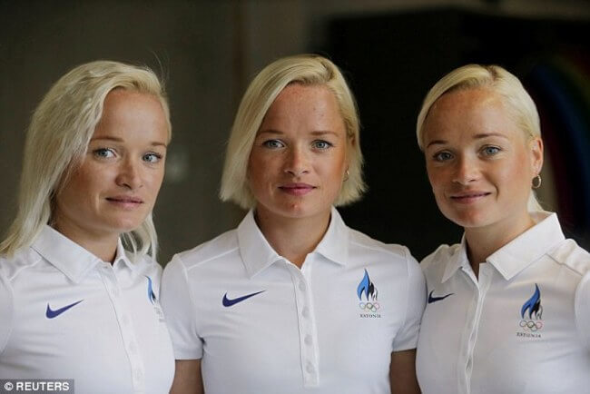 identical triplets in the Olympic marathon 4