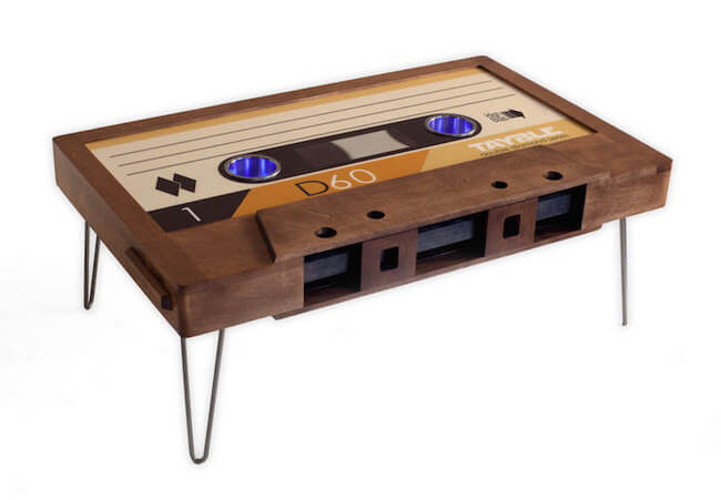 cassette tape coffee table 10