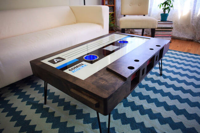 cassette tape coffee table 9