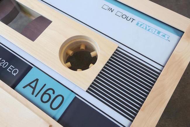 cassette tape coffee table 3