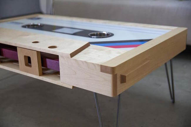 cassette tape coffee table 8