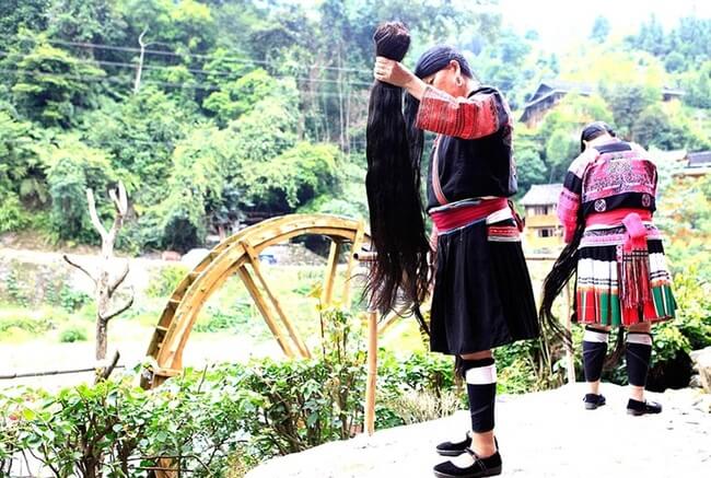 Women of the Yao ethnic group in China cut their hair once in their lives 6