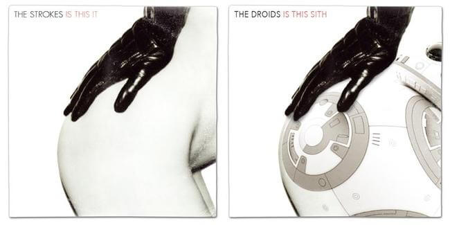 Interesting Star Wars Fan Art As Artist Turned Music Album Covers Into