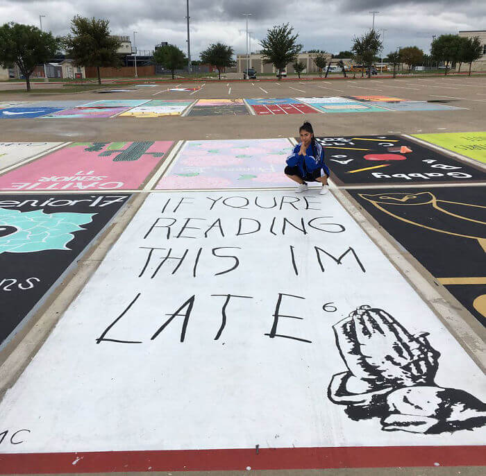 parking spot art by seniors (1)