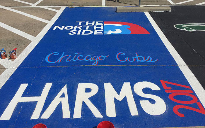 High School Seniors Express Themselves By Painting Their Parking Spot